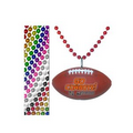 33" Football Sports Pendant Bead Necklace